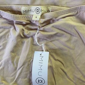 Mimumaxi skirt leggings size L NWT mimu maxi